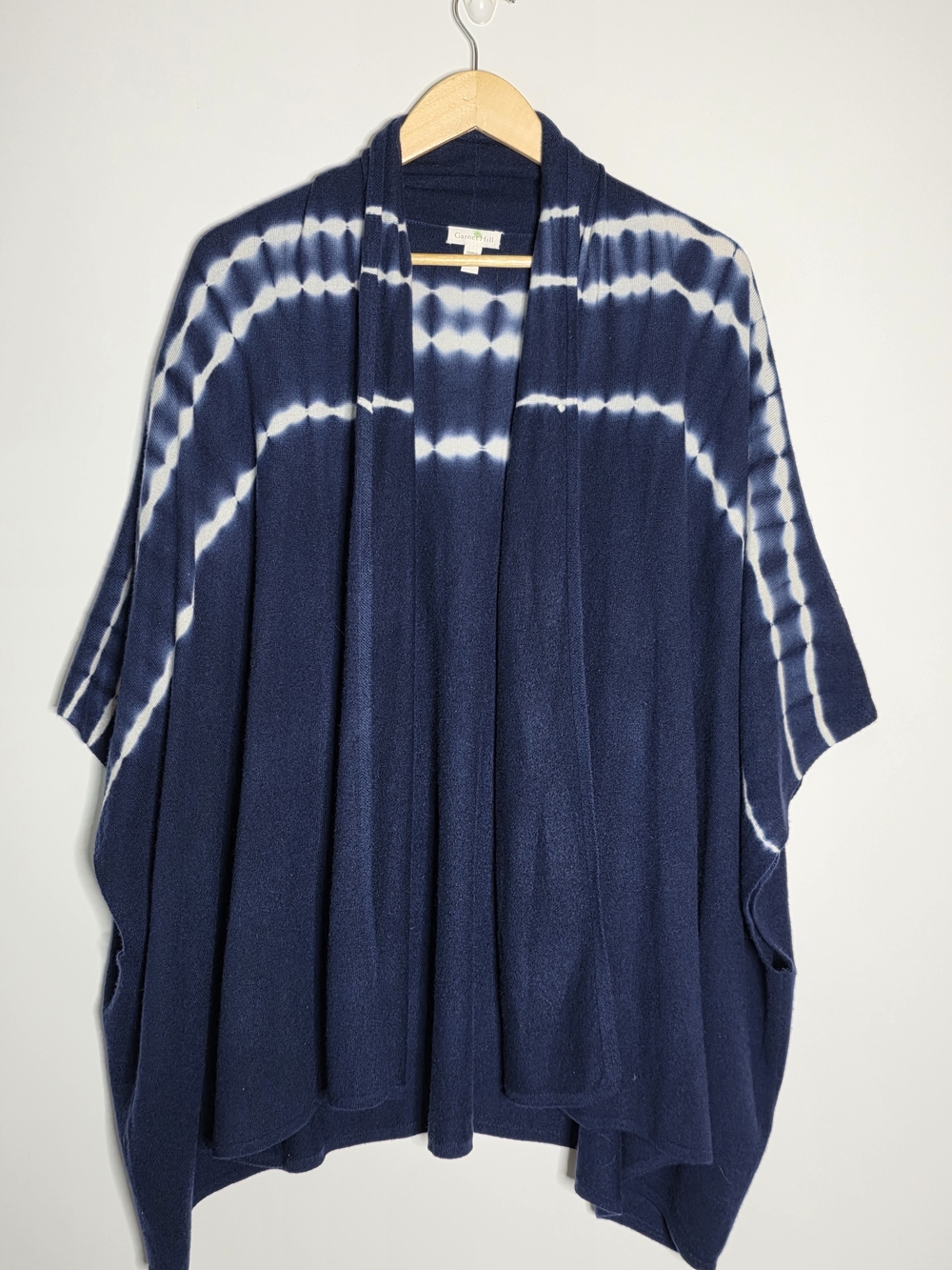 Garnet Hill recycled cashmere kimono sleeve cardigan sweater Size Small Exc. con